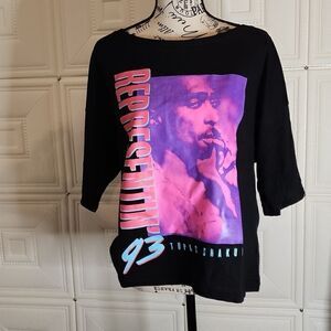 NWOT Tupac Shakur Representin' 93 Tee Medium
